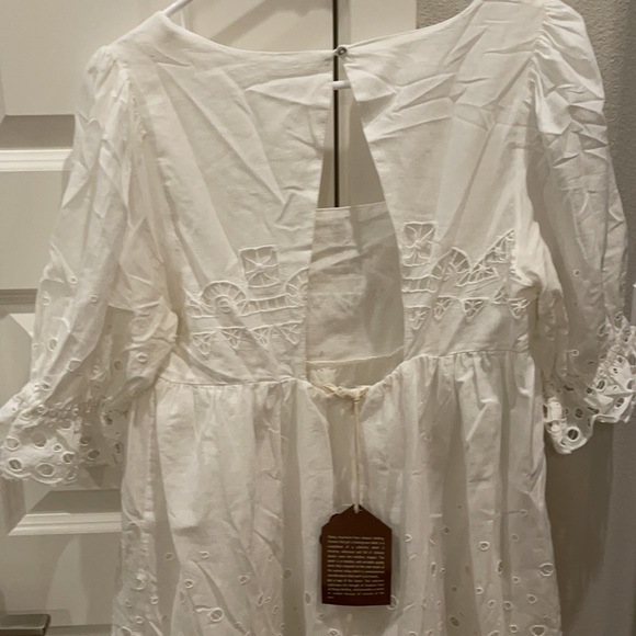SOLD - Anthropologie Forever That Girl Audrina Eyelet mini dress - Picture 6 of 8